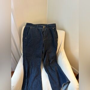 J. Crew Slim-wide Jean with stacked buttons